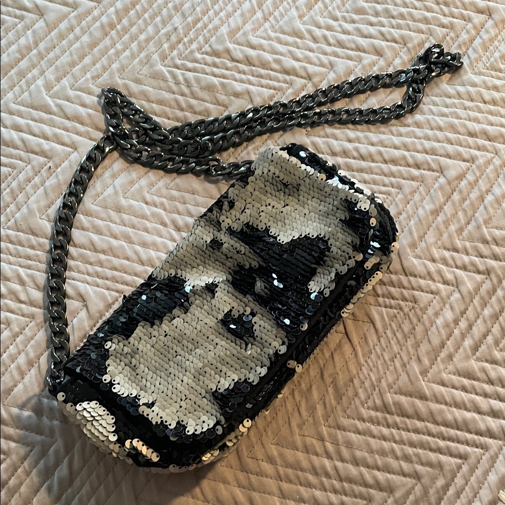 H&M Premium Sequin Crossbody Bag
